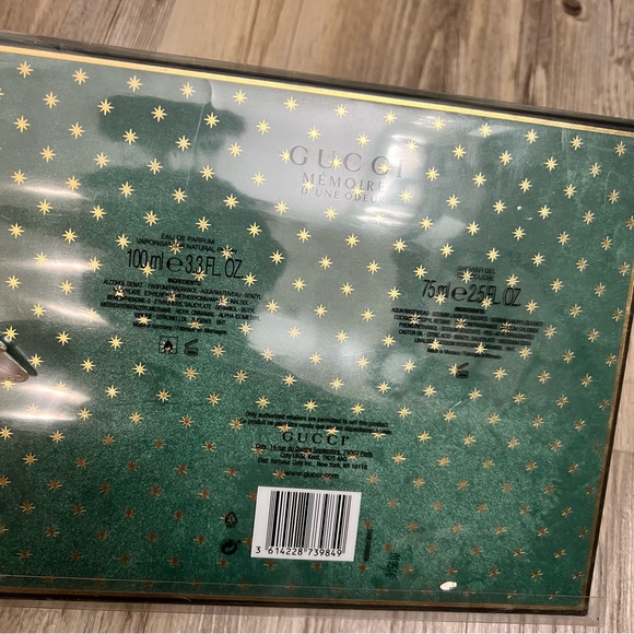 Gucci Memoire d'une Odeur Body Wash Set - Teal and Gold - Picture 3 of 3